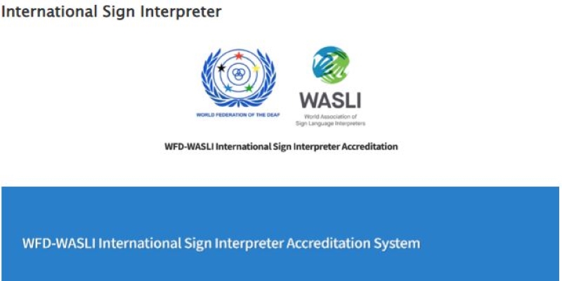 International Sign Interpreter | Knowledge Centre On Interpretation