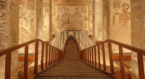 Egypt geoglyphic tomb